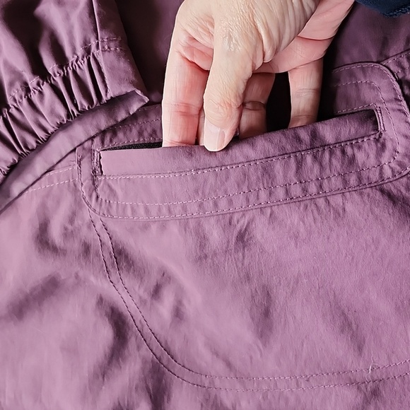 Eddie Bauer Women's Hooded Zippered Coat in Eggplant Size XL - Picture 6 of 11